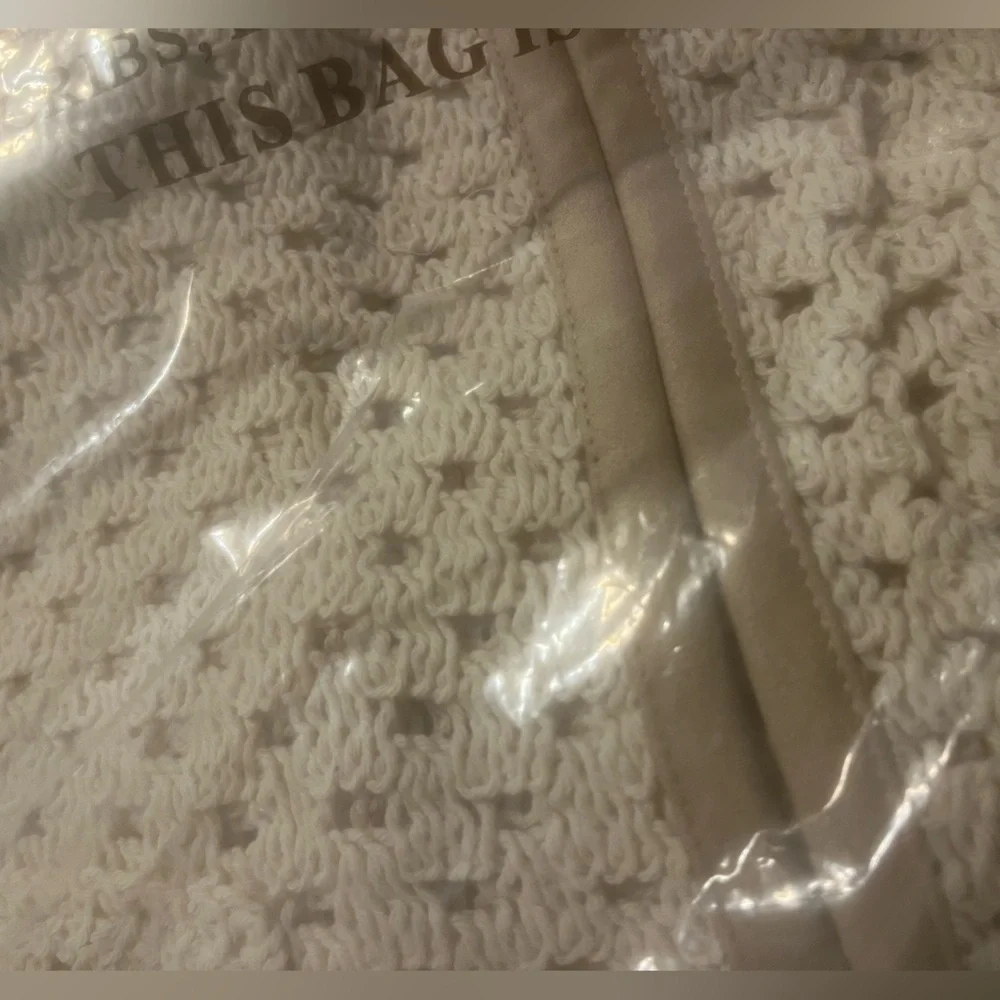 NWT Torn By Ronny Kobo Nicole Open Crochet Top Cover Up Size M